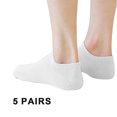 thumbnail image 2 of Socks Women's Spring and Summer Solid Color Boat Socks Breathable Cotton Sports Shallow Mouth, 2 of 5