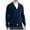 Navy, variant on ibuvkizy Cardigan Sweaters for Men's Round Neck Pullover Long Sleeved Loose Base Shirt Top Sweater Green,M