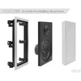 thumbnail image 3 of Pyle Two Way Stereo Sound Speaker - Dual Professional Audio Speakers System - In Wall / In Ceiling White Mount Flush, 6.5" Midbass, 1/2 Inch Polymer Tweeter - Indoor Home Theater - PDIW65 (Pair), 3 of 5