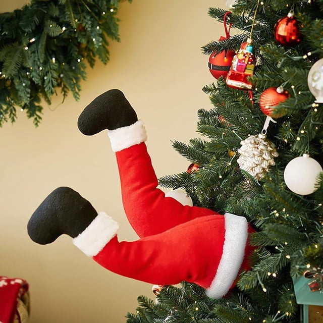 Xihbxyly La Mejor Oferta Adorno de Muñeco de Papá Noel Decoración Navideña Colgantes Decoraciones para Árboles de Navidad Adornos Navideños