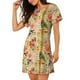 thumbnail image 2 of Fotbe Vintage Bird Bata de Dormir para Mujer con Estampado, Camisón de Algodón de Manga Corta, Ropa de Dormir Casual, 2 of 6