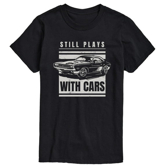 Instant Message - Still Plays With Cars - Men's Short Sleeve Graphic T-Shirt