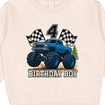 thumbnail image 3 of Inktastic Monster Truck Birthday Boy 4 Toddler Sweatshirt, 3 of 4