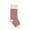Red, variant on Lilgiuy Christmas Coarse Stripe Printed Stocking Wool Pendant Christmas Decorations Gift Bag Socks for Basketball Football Golf