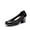 BLACK, variant on DREAM PAIRS Women's Pumps Low Chunky Block Heel Dress Shoes Closed Round Toe Comfortable Heels