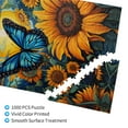 thumbnail image 4 of Wooden Puzzles for Adults 1000 Pieces - Colorful Cloud Butterfly Sunflower Challenge Jigsaw Puzzles for Adults, Wood Puzzles Adult for Games Party Holiday(19.7 × 29.5 Inches), 4 of 8