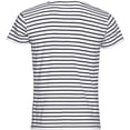 thumbnail image 2 of SOLS Mens Miles Striped Short Sleeve T-Shirt, 2 of 4
