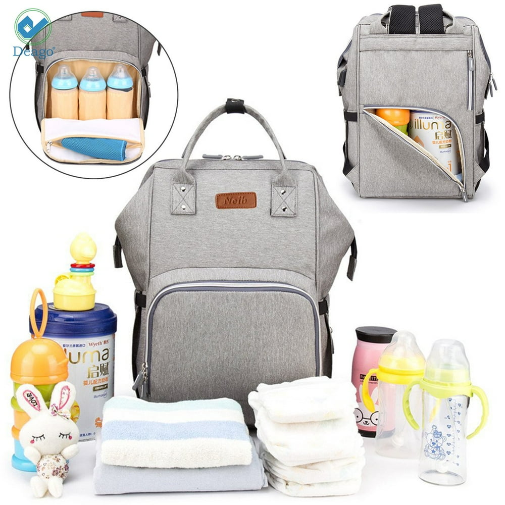 no reception travel diaper bag