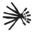 thumbnail image 1 of Bastones de Senderismo Sunnimix Bastón negro 6 Piezas Cuerdas Muleta Taburete Silla Correas, 1 of 8