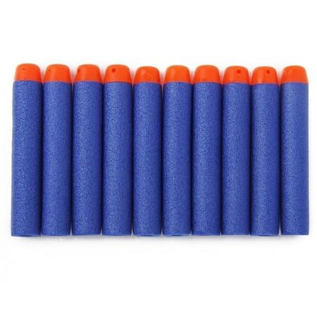 100Pcs Toy Gun Refill Foam Soft Darts Bullet For Nerf N-strike Series Blasters 7.2x1.2cm