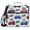 Cartoon Cat Drive Car, variant on 3 Ring Zipper Binder with Shoulder Strap Waterproof Trapper Keeper 2 Inch D-Ring 500 Sheets Capacity Cartoon Cat Drive Car