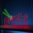thumbnail image 2 of Glowneon Sushi Neon Signboard, Japanese Sushi Restaurant LED Decor, 2 of 4