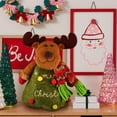 thumbnail image 2 of Christmas Gift Bag Linen Zipper Bag Letter Gift Bag Party Decoration, 2 of 8