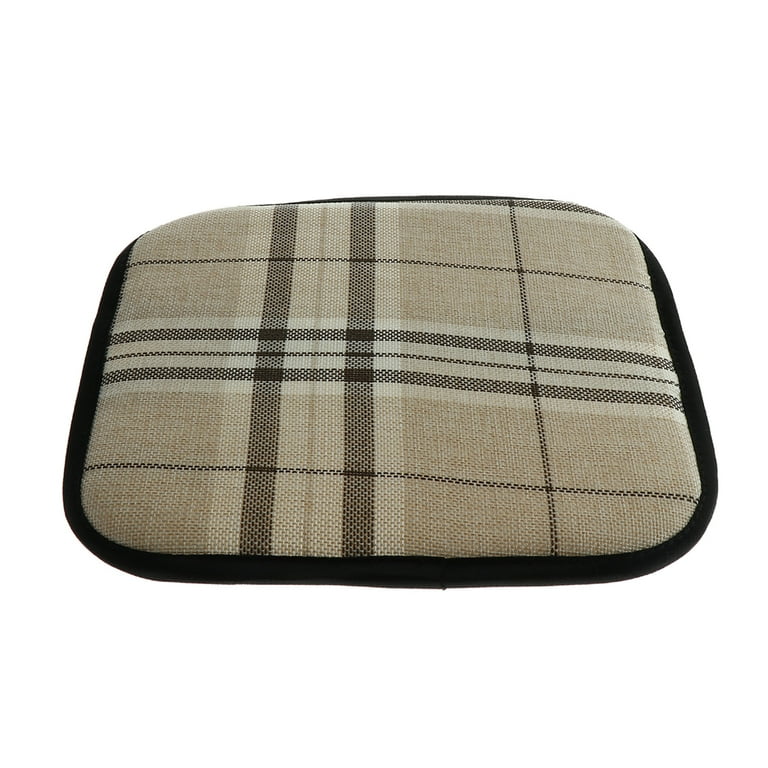Colcolo 2 Pieces Cotton Chair Pads w Ties 12 x 12 Seat Cushions