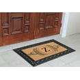 thumbnail image 4 of A1HC Rubber and Coir Doormat 30" x 48", Standard Double / Single Front Door Mat for Outdoor Entrance, Personalized Monogrammed Non-Slip Entrymat, 4 of 9