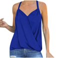 thumbnail image 1 of Blusa sin mangas con cuello en V sólido a la moda para mujer Pompotops  lopia988246, 1 of 5
