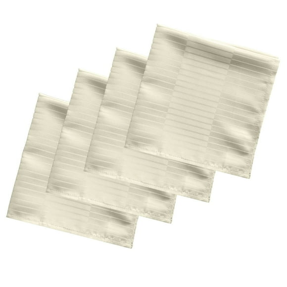 Ensemble de 4 serviettes de table anti-éclaboussures Fabstyles Premium Stripe