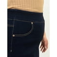thumbnail image 3 of A3 Denim Women's Plus Size Pull On Skirt, 3 of 4