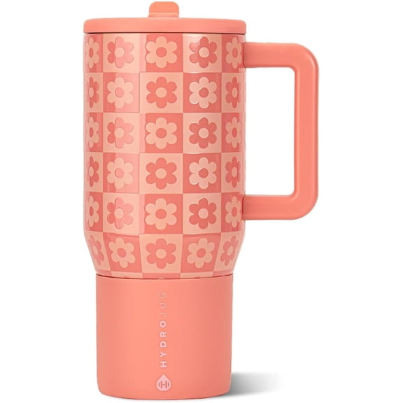 20 oz Kids Insulated Tumbler with Handle and Flip-Up Straw