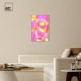 thumbnail image 3 of All That Color Modern Abstract Geometric Canvas Wall Art by Art Remedy, Silver Floater Frame, 24"x36", 3 of 7