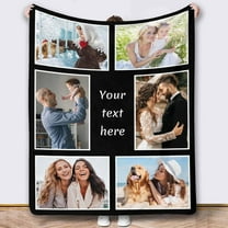 Personalized Blankets and Throws Photo Blanket Customized Using My Own Photos Customized Blanket Collage Blanket Customized