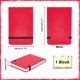 thumbnail image 2 of Cuaderno de acuarela de 14,5 x 9,4 cm (5,7 x 3,7 pulgadas), 300 g/m², cubierta de piel, bloc de dibujo portátil con banda elástica, 24 hojas, rojo, 2 of 5