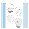 thumbnail image 4 of A Pair Of Decorative Banners 70.9×11.8in Can Be Reused And Easily Installed For Indoor Or Outdoor Or Anywhere Light Blue Stripe_2, 4 of 7