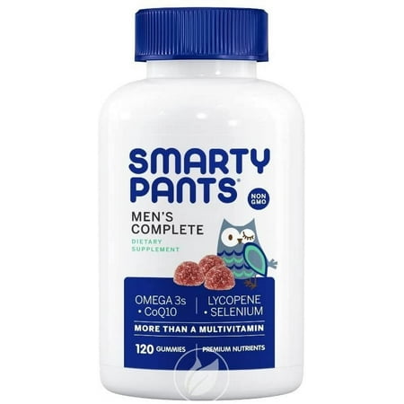 Smartypants Gummy Vit,Mens Complete 120 Ct
