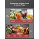 thumbnail image 4 of Juicer Machines, Extractor Juilist de boca ancha de 3 pulgadas de potencia máxima de 800 W, para verduras y frutas con ajuste de 3 velocidades, motor de 400 W, fácil de limpiar, rojo, 4 of 5