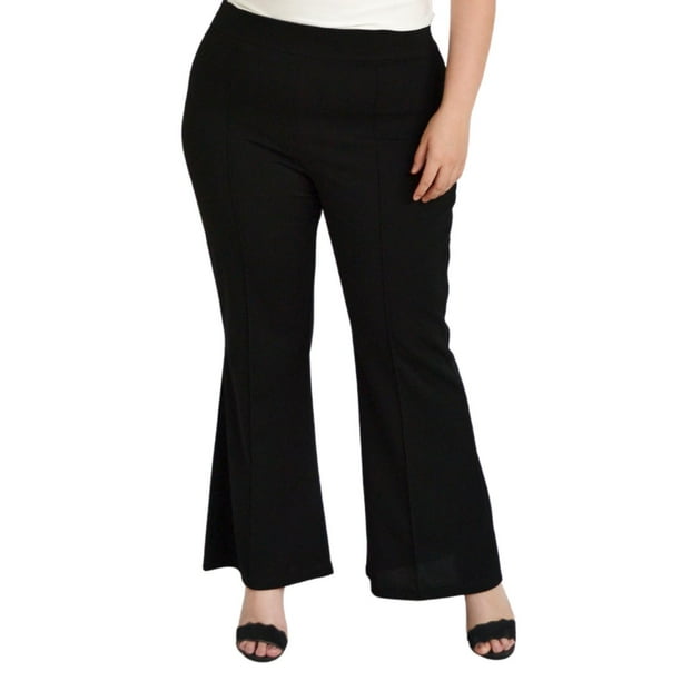 Pantalón pierna ancha Roman Fashion P-JC-2203-NEGRO Talla 36