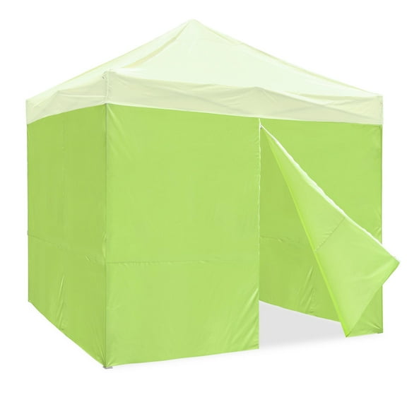 InstaHibit Set of 4 Sidewall UV30  Fits 10x10ft Canopy Tent Zipper Outdoor Party Green