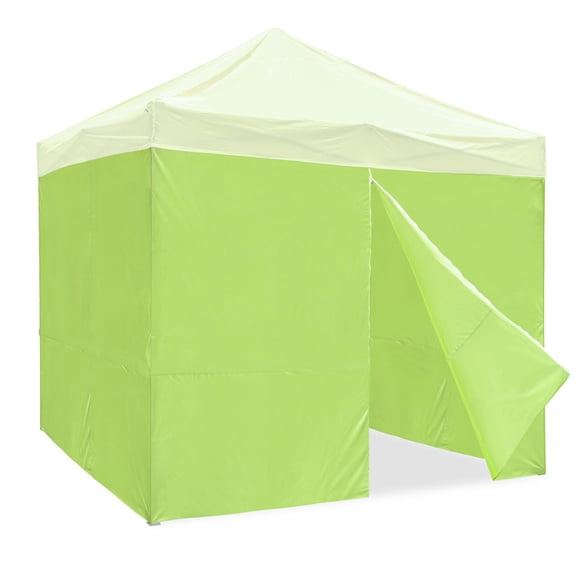 InstaHibit Set of 4 Sidewall UV30+ Fits 10x10ft Canopy Tent Zipper Outdoor Party Green