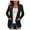Black, variant on Vedolay Womens Suit Jackets Women's Casual Jacket with Fringe Rhinestones Casual Jacket,Gray XXL