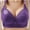 Purple A1, variant on TAGOLD Plus Size Bra for Womens,Womens Bra,,Woman's Lace Flower Gathered Together Large Size Daily Bra Underwear No Rims