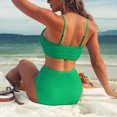 thumbnail image 4 of Bikini de dos piezas, Bikini de dos piezas Traje de baño de mujer de cintura alta Bikini Características mejoradas, 4 of 6