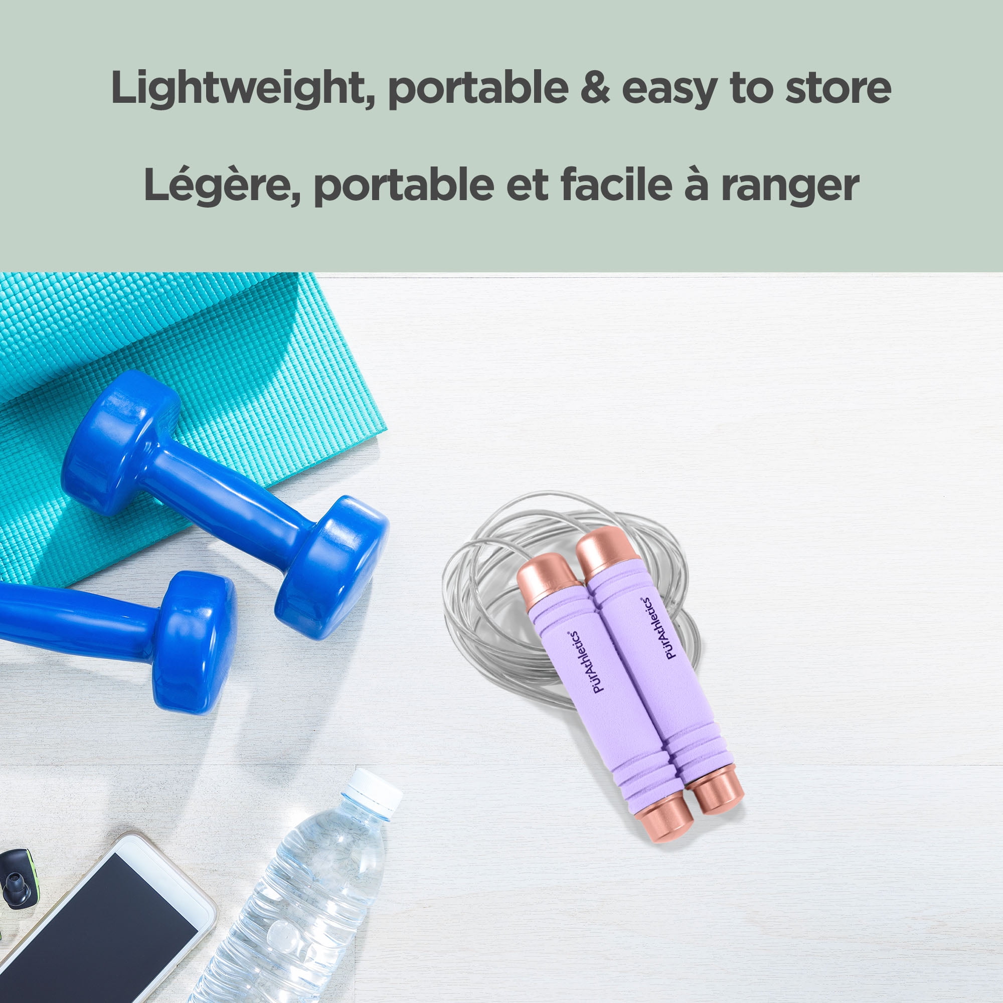 Corde à sauter en mousse confortable