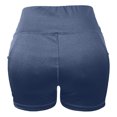 thumbnail image 2 of QLEICOM Womens Athletic Shorts, Plus Size Shorts, Pure High Strength Quick Dry Sports Running Fitness Pants Yoga Shorts, Running Shorts, Comfy Beach Shorts, Cycling Shorts Navy XXL, 2 of 6