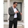 thumbnail image 5 of COOFANDY Men's Suit Jacket Lightweight Breathable Casual Sport Coat Blazer Two Button, 5 of 8