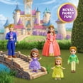 thumbnail image 5 of Disney Jr. Sofia the First Royal Family Figure Set, 5-Piece Kids Figure Set with Princess Sofia, Princess Amber, Prince James, King Roland II, and Queen Miranda, //, 5 of 7