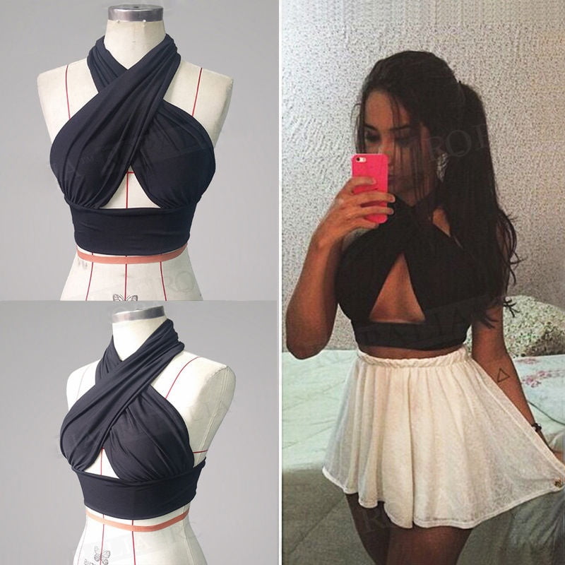 ladies crop top bra