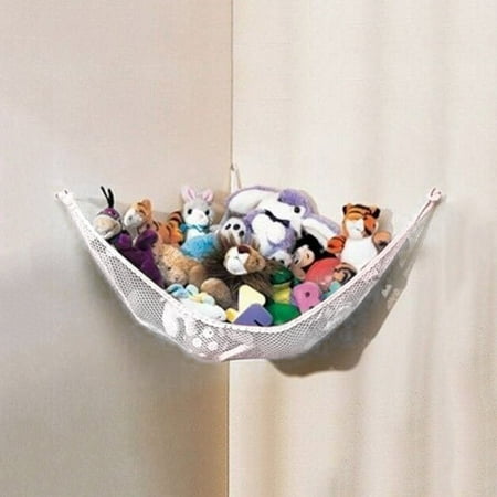 - 2018 NEW Upgraded White Poly 130 x 66 x 66(cm) Worldwide Hanging Toy Hammock Net Deluxe Pet Organize Corner Stuffed Animals Toys baby kids Toy Hammock