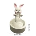 thumbnail image 2 of Cartoon Candle Holders Cute Rabbit Candle Holders Handmade Aromatherapy Lamp Holders Suitable For Girls For Women Or Rabbit Lovers Table for Wedding Votive Candle Holder Set Candlestick Set Fall, 2 of 3