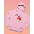 thumbnail image 3 of Buon Ferragosto Juicy Watermelon Hoodie Women -Image by Shutterstock, Female Medium, 3 of 4
