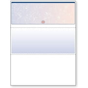 DocuGard Blue/Red Prismatic Top Check, 8.5 x 11 Inches, 24 lb, 500 Sheets, 1 Check Per Sheet (04532)