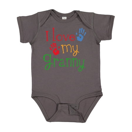 

Inktastic I Love My Granny Gift Baby Boy or Baby Girl Bodysuit