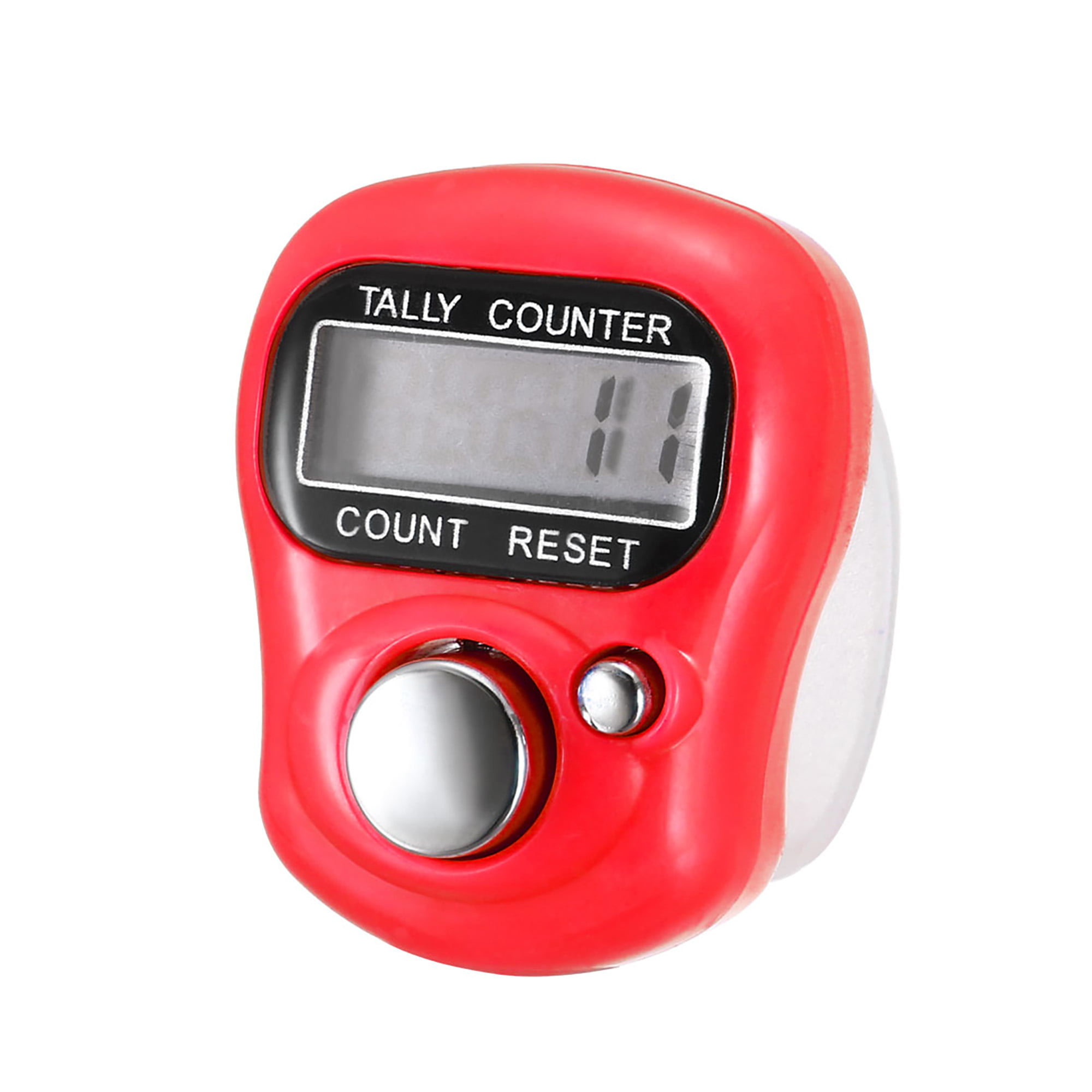 Uxcell Digital Tally Counter 5 Digit Clicker Mini Finger Ring LCD  Electronic Resettable Plastic Red - Walmart.com