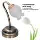 thumbnail image 3 of Lámpara De Mesa LED Para Casa De Muñecas, Luz LED De Fácil Operación 1:12, Lámpara De Tulipán Para Casa De Muñecas, Decoración Para Accesorios De Fotografía, 3 of 7