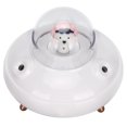 thumbnail image 2 of UFO lindo mini humidificador 500 ml boquillas dobles pequeño humidificador de niebla fría para oficina viajes dormitorio habitación de bebé coche blanco, 2 of 5