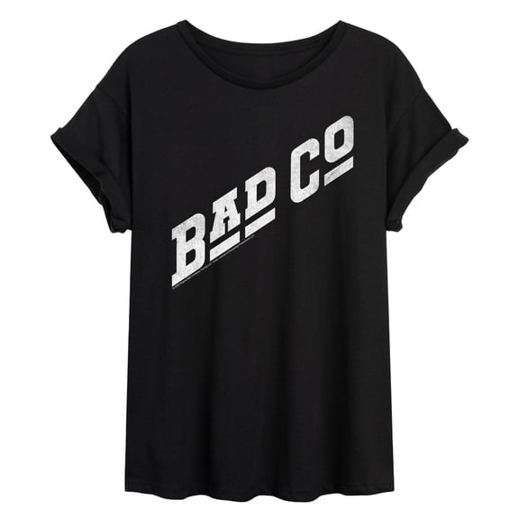 Bad Company - Logo Dark - Juniors Oversized Graphic T-Shirt