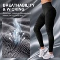 thumbnail image 4 of 3D Leggings for Women, High Waisted Body Sculpt Compression Workout Leggings, Yoga Pants, Pilates, Gym, Casual, 4 of 7